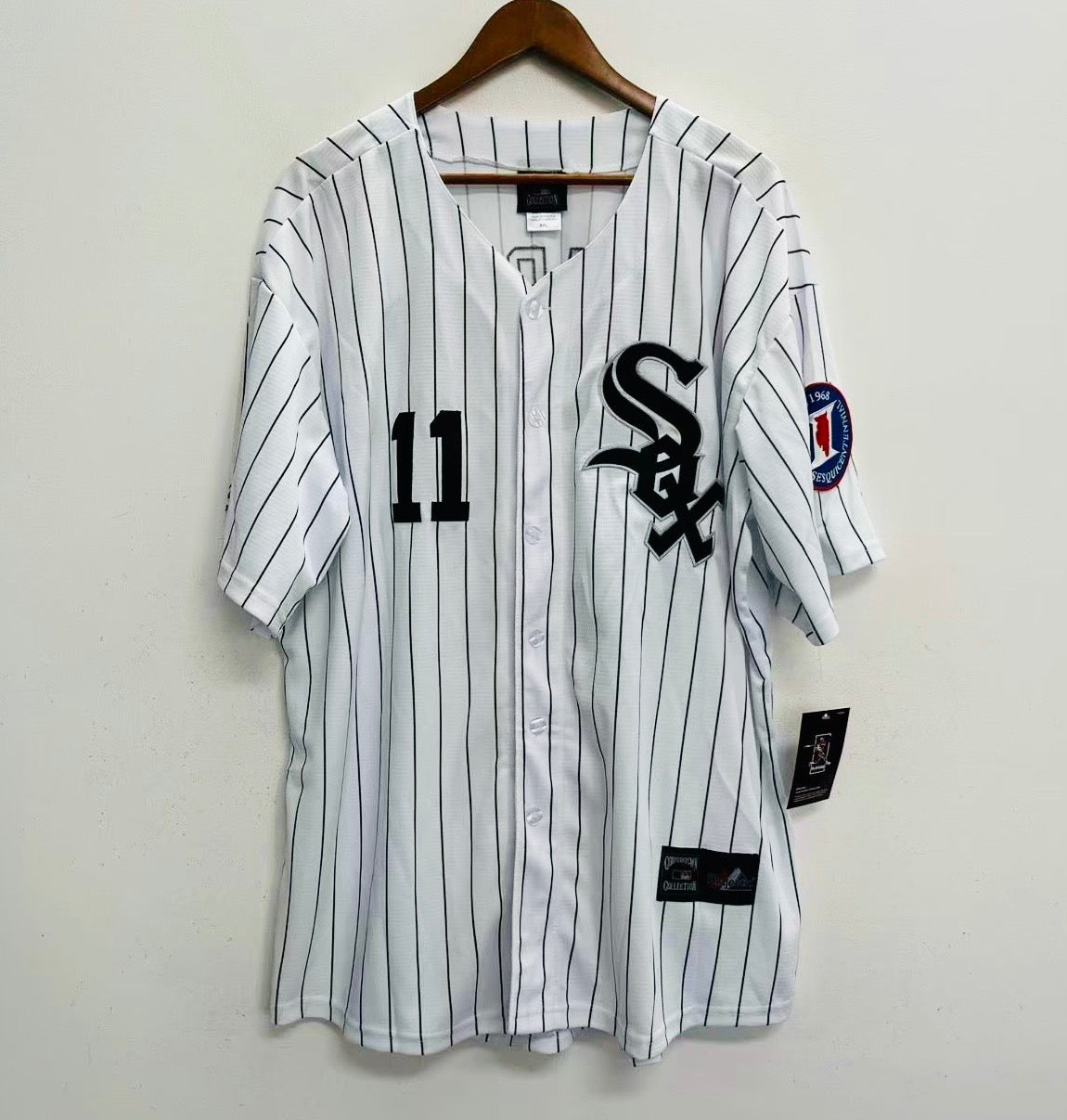 Luis Aparicio 1968 Chicago White Sox Official MLB Majestic product image 2