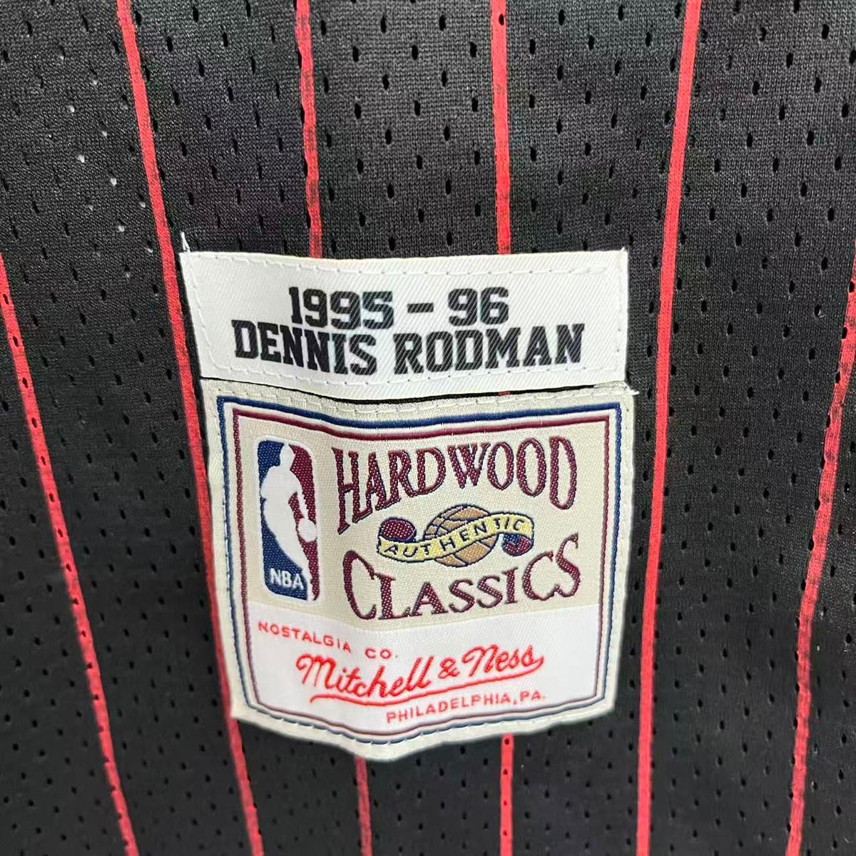 Dennis Rodman Chicago Bulls Official NBA Jersey Mitchell & product image 3