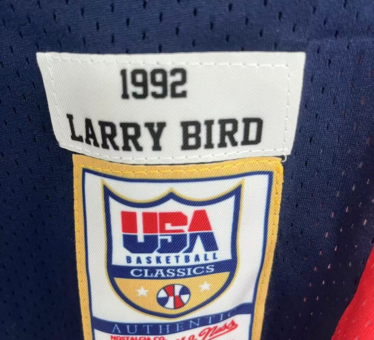 Larry Bird YOUTH KIDS USA Basketball Olympic Mitchell & product image 3