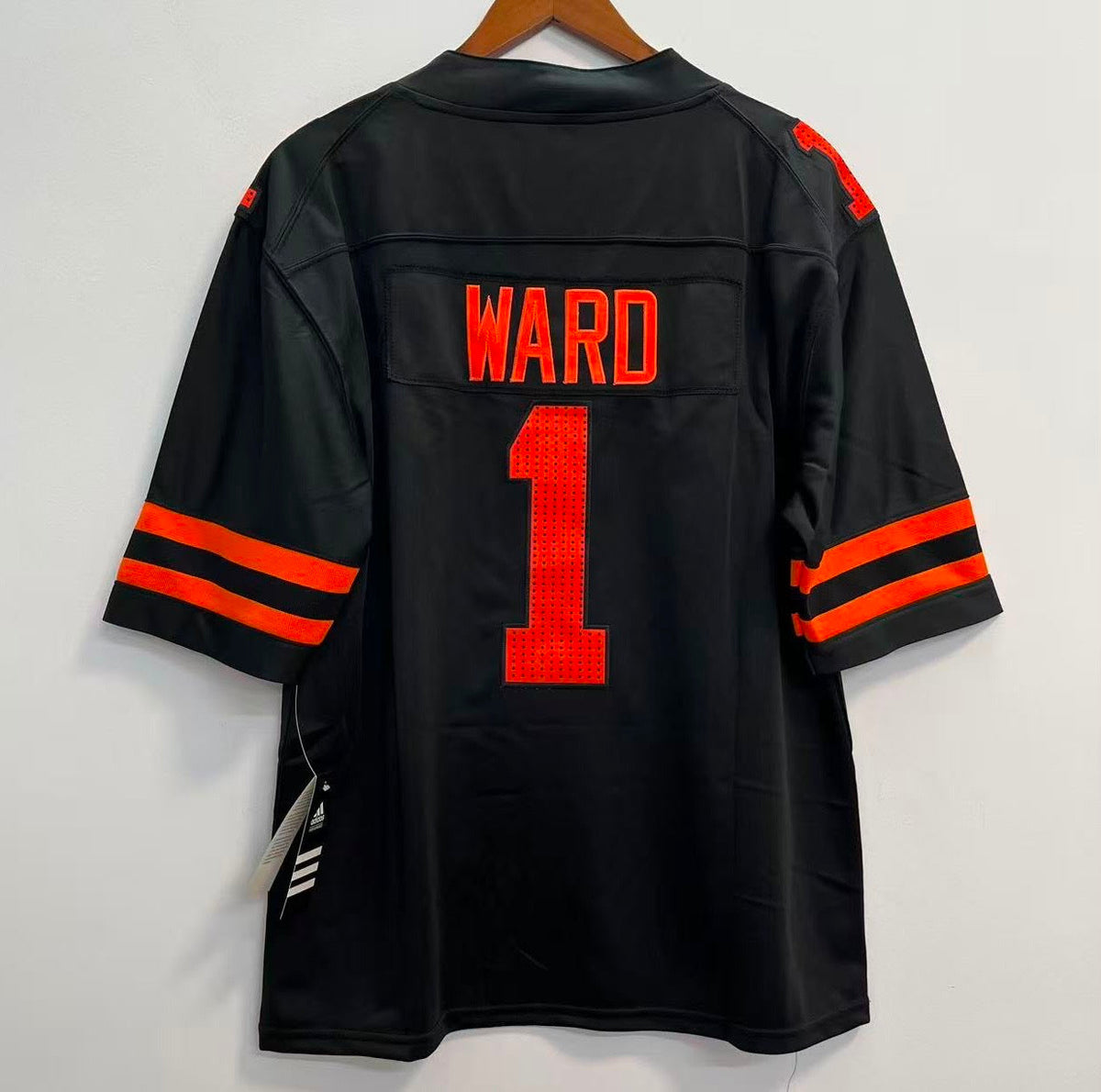 Cam Ward Miami Hurricanes Official NCAA Adidas Jersey black product image 4