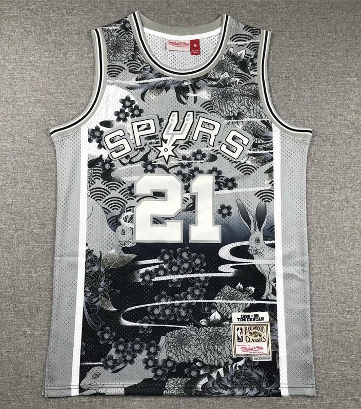 Tim Duncan San Antonio Spurs Official NBA Jersey Mitchell & product image 2