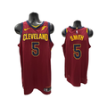 J.R. Smith Game Used NBA 2018 NBA Playoffs Cleveland Cavaliers Red Jersey product image 1, provided for visual reference and