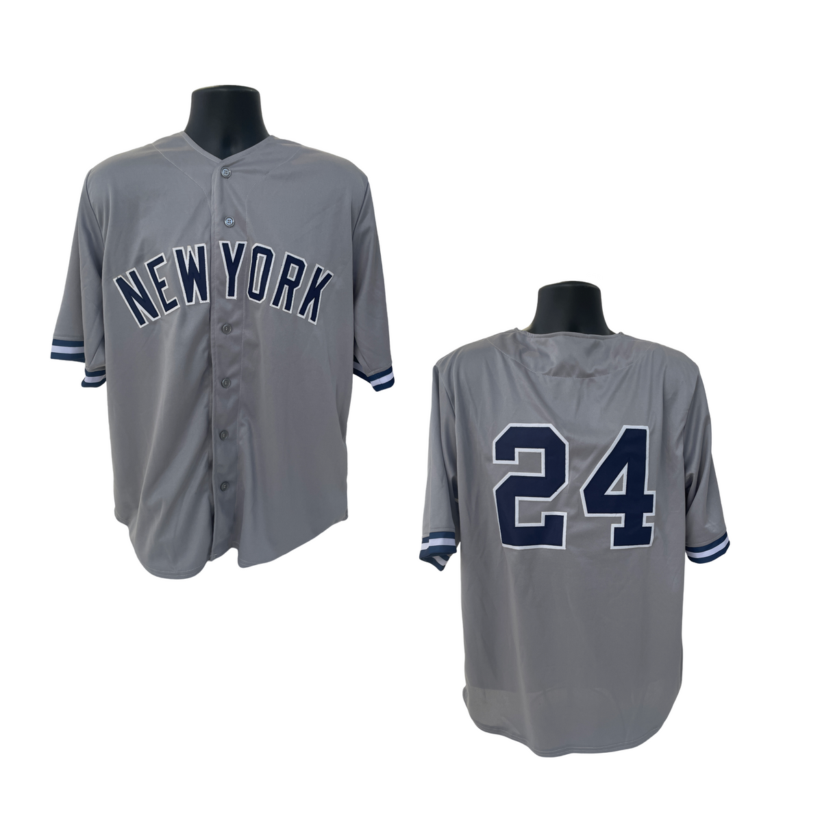 New York Yankees Unsigned #24 Custom Jersey Size XL product image 1, provided for visual reference and product detail review