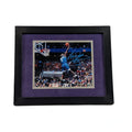 Larry Johnson Autographed Charlotte Hornets Dunking Horizontal Framed 8X10 Steiner CX product image 1, provided for visual