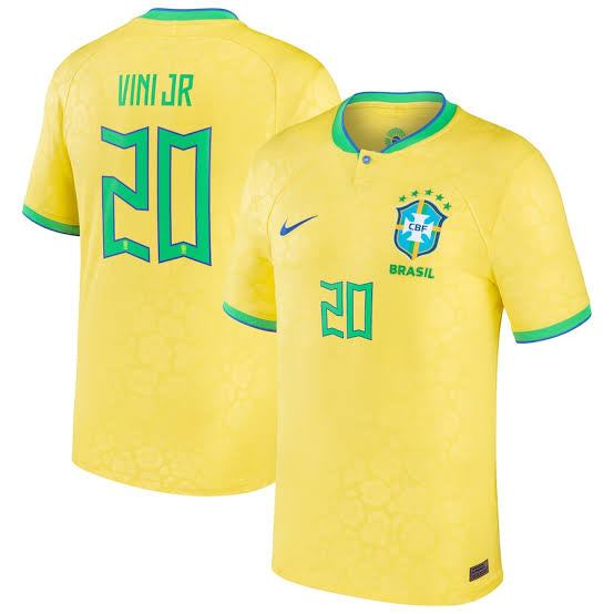 Vini Jr Brasil Soccer Futbol Jersey YOUTH sizes Nike product image 1