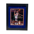 Patrick Ewing Autographed New York Knicks Framed Dunk 8x10 Steiner CX product image 1, provided for visual reference and