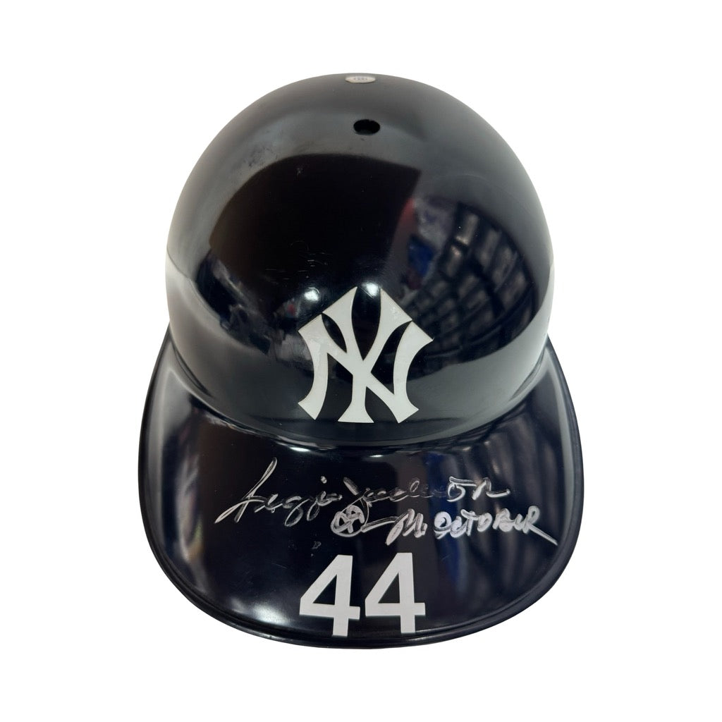 Reggie Jackson Autographed New York Yankees Batting Helmet "Mr October" Inscription LE /563 Upper Deck product image 1,