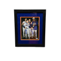 Doc Gooden & Lenny Dykstra Autographed New York Mets Celebration 8x10 JSA - Framed product image 1, provided for visual