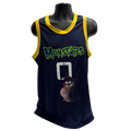 Larry Johnson Autographed Space Jam Little Bupkus Jersey Beckett product image 1, provided for visual reference and product