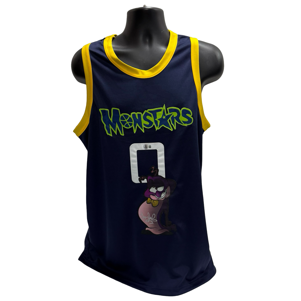 Larry Johnson Autographed Space Jam Little Bupkus Jersey Beckett product image 1, provided for visual reference and product