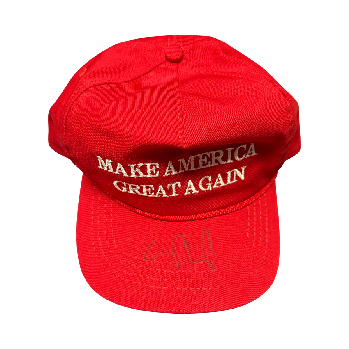 Mike Pence Autographed Make America Great Again Hat JSA product image 1, provided for visual reference and product detail