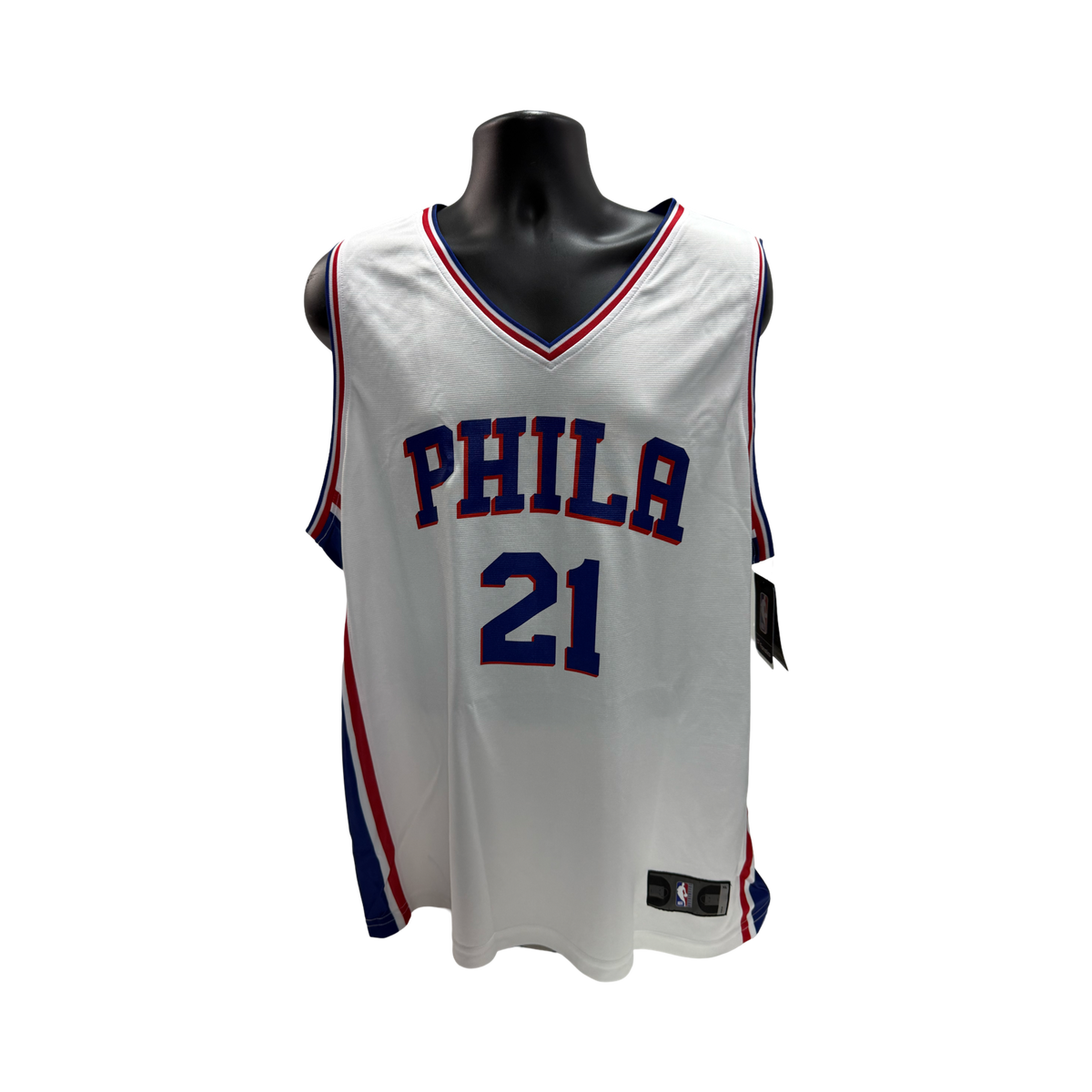 Joel Embiid Philadelphia 76ers Fanatics Fast Break Replica White Jersey XL product image 1, provided for visual reference