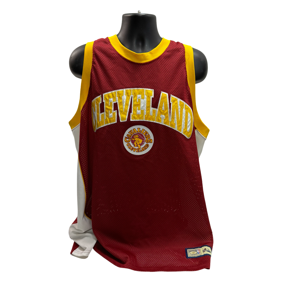 Cleveland Cavaliers Majestic Hardwood Classics Retro Mesh Jersey product image 1, provided for visual reference and product