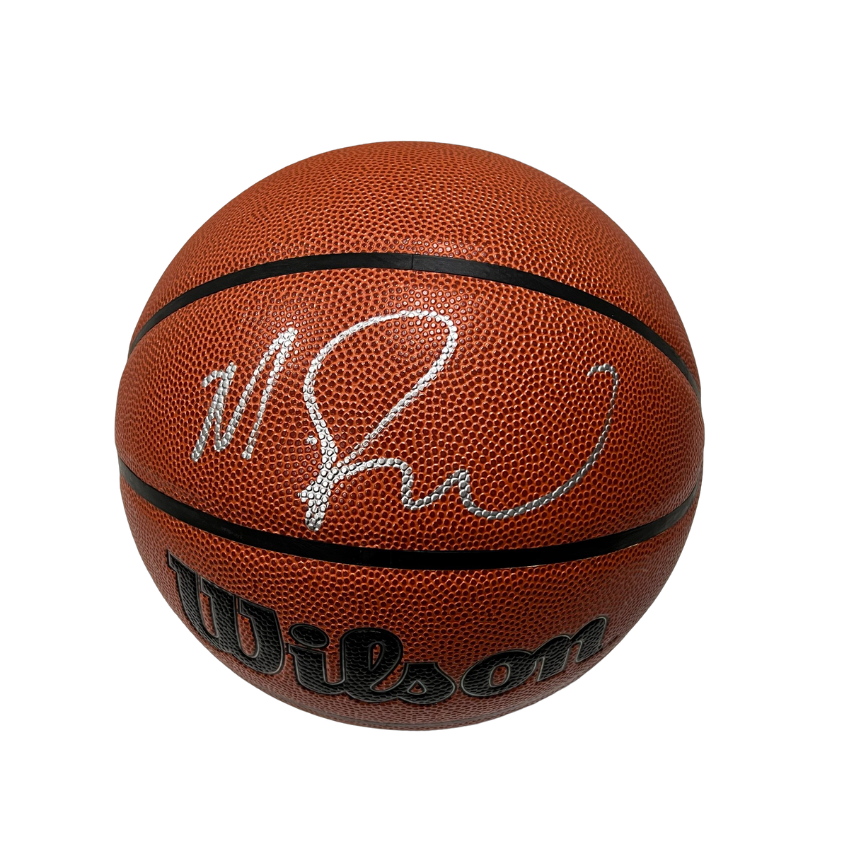 Mitch Richmond Autographed Wilson Basketball JSA product image 1, provided for visual reference and product detail review