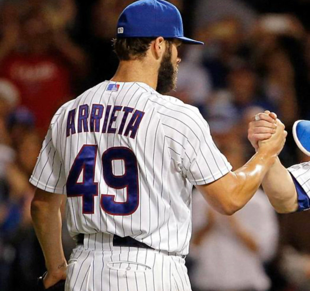 Jake Arrieta Chicago Cubs Official MLB Majestic Jersey product image 4