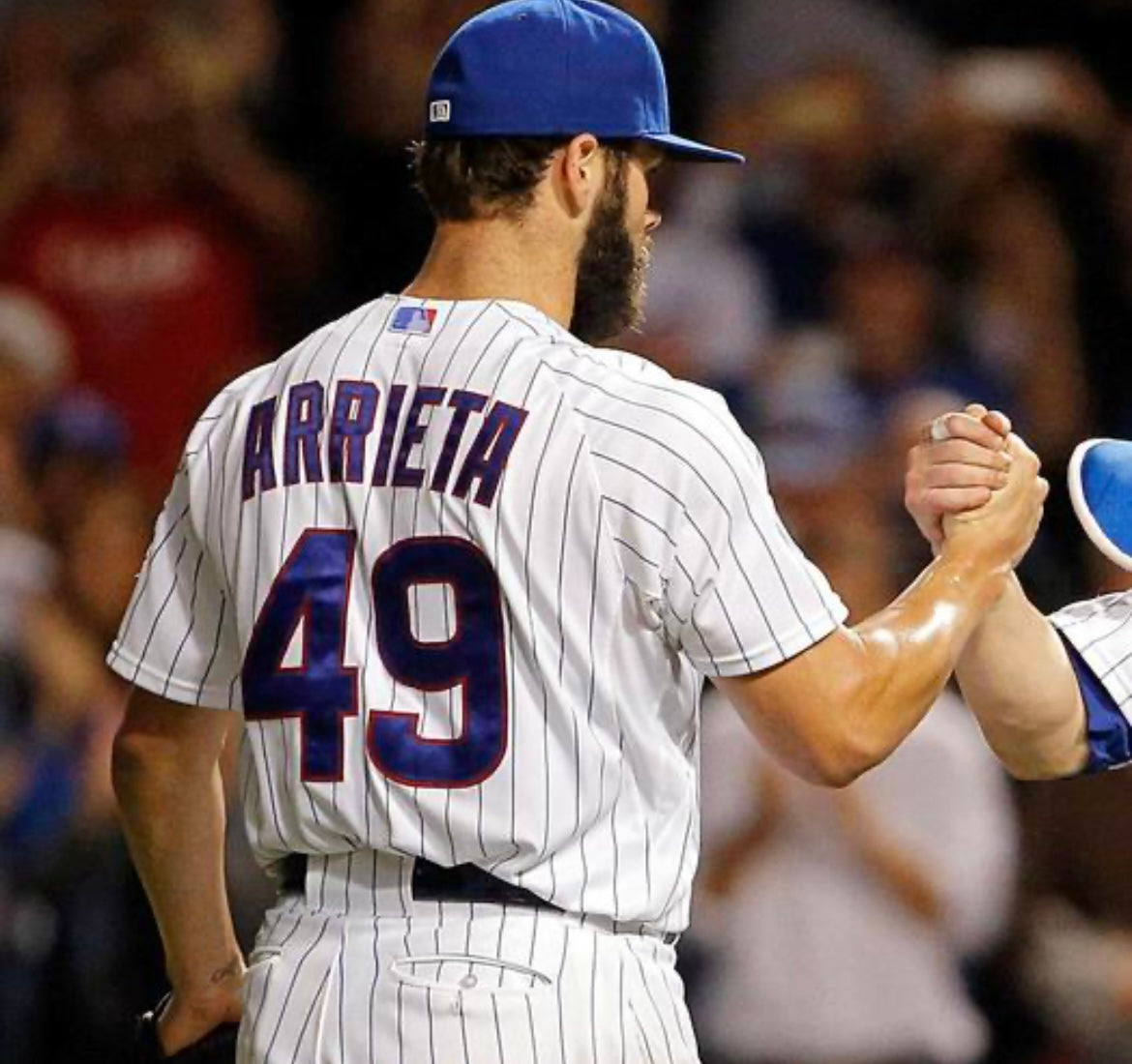 Jake Arrieta Chicago Cubs Official MLB Majestic Jersey product image 4