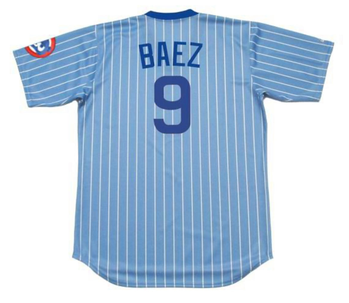 Javier Baez Chicago Cubs Official MLB Majestic Throwback product image 1