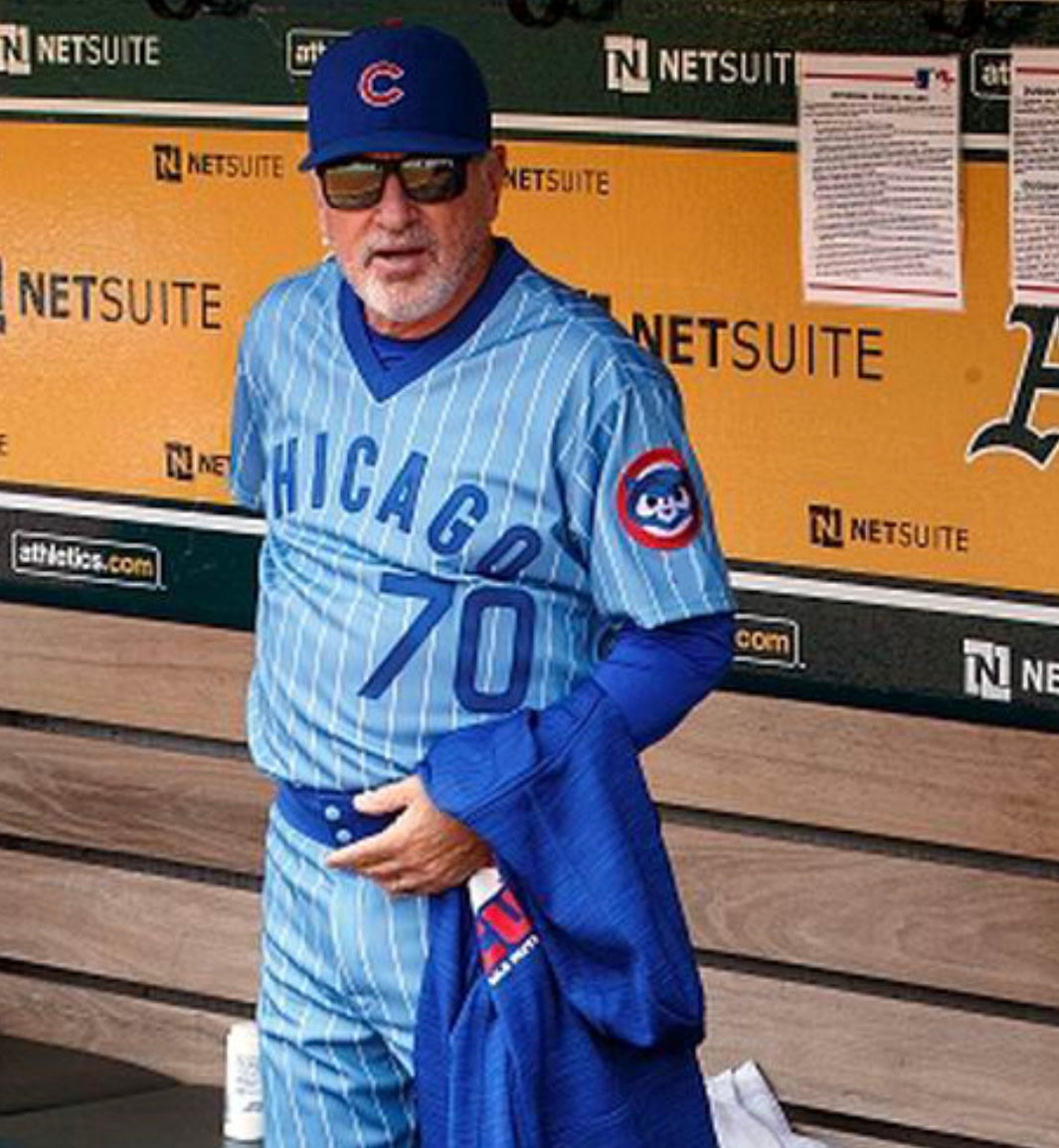 Joe Maddon Chicago Cubs Official MLB Majestic Throwback product image 4