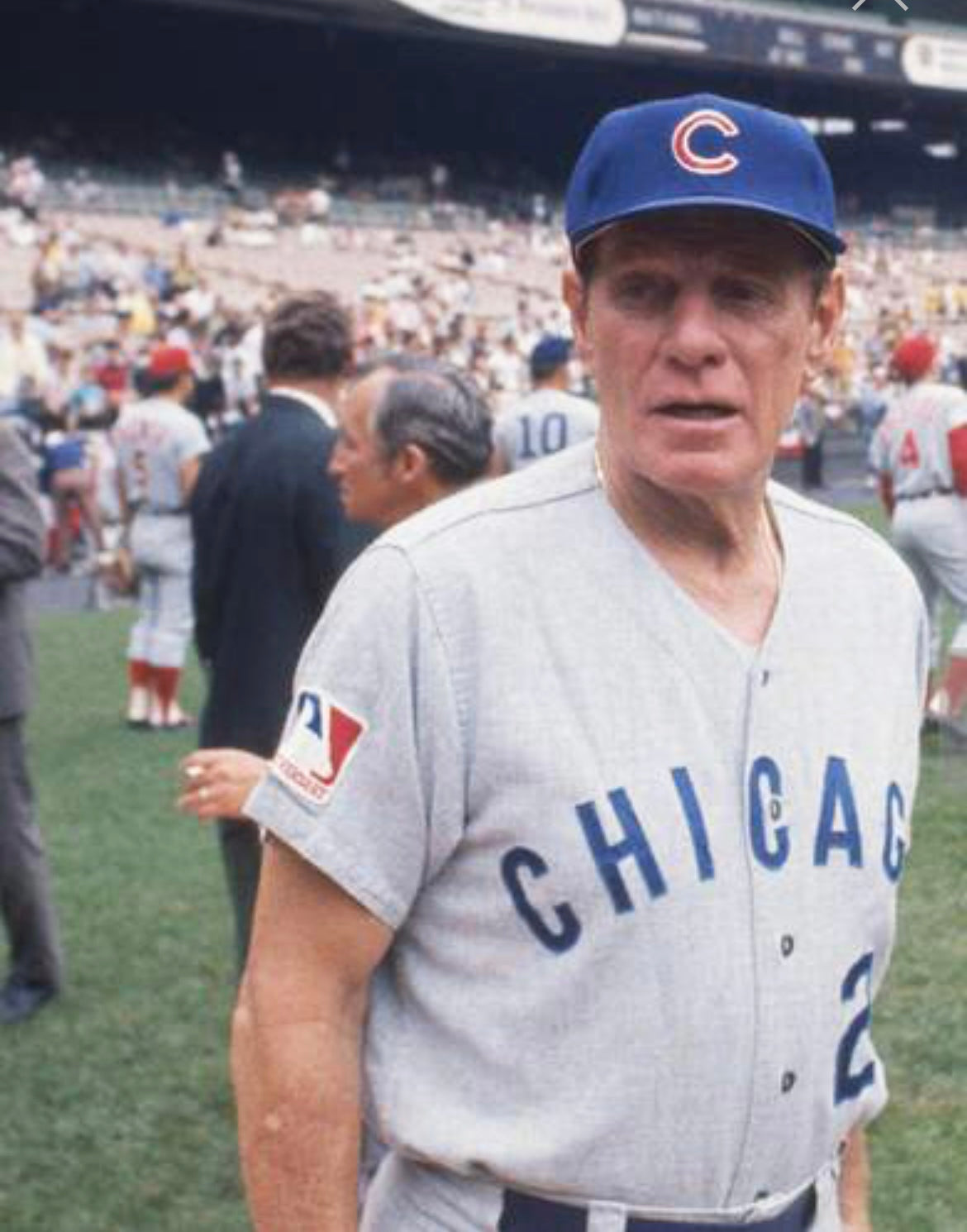LEO DUROCHER 1969 Chicago Cubs Official MLB Majestic Jersey product image 5