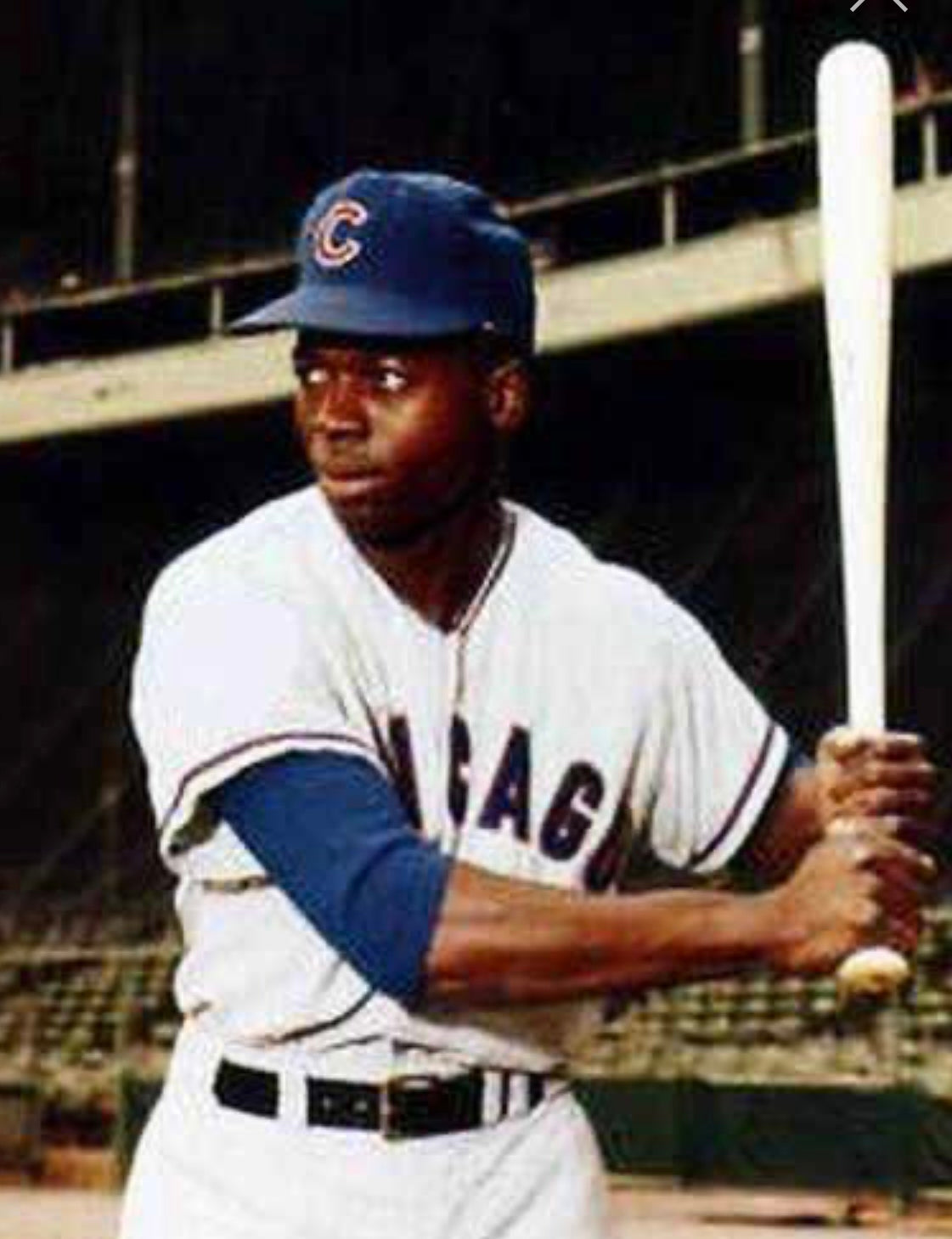 Lou Brock Chicago Cubs Official MLB Majestic Jersey product image 3