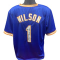 Mookie Wilson Autographed New York Mets Blue Jersey Once Upon a Time in Queens Inscription Steiner CX product image 1,