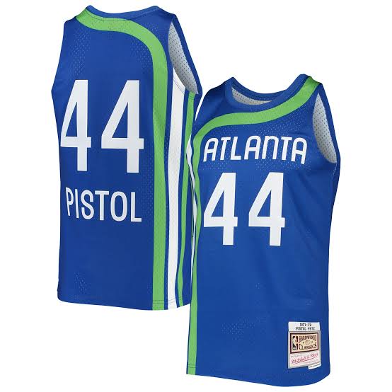 Pistol Pete Maravich Atlanta Hawks Jersey Mitchell & Ness product image 1