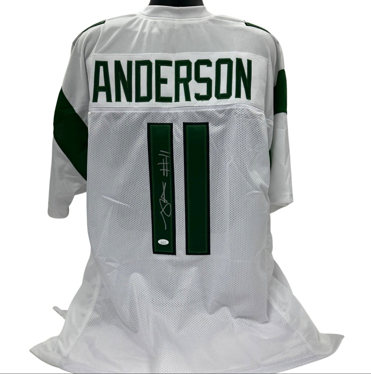 Robbie Chosen Anderson White New York Jets Jersey JSA product image 1, provided for visual reference and product detail