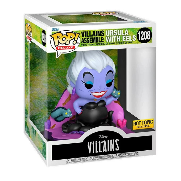 Ursula With Eels Disney Villains Assemble Funko Pop Deluxe #1208 product image 1, provided for visual reference and product