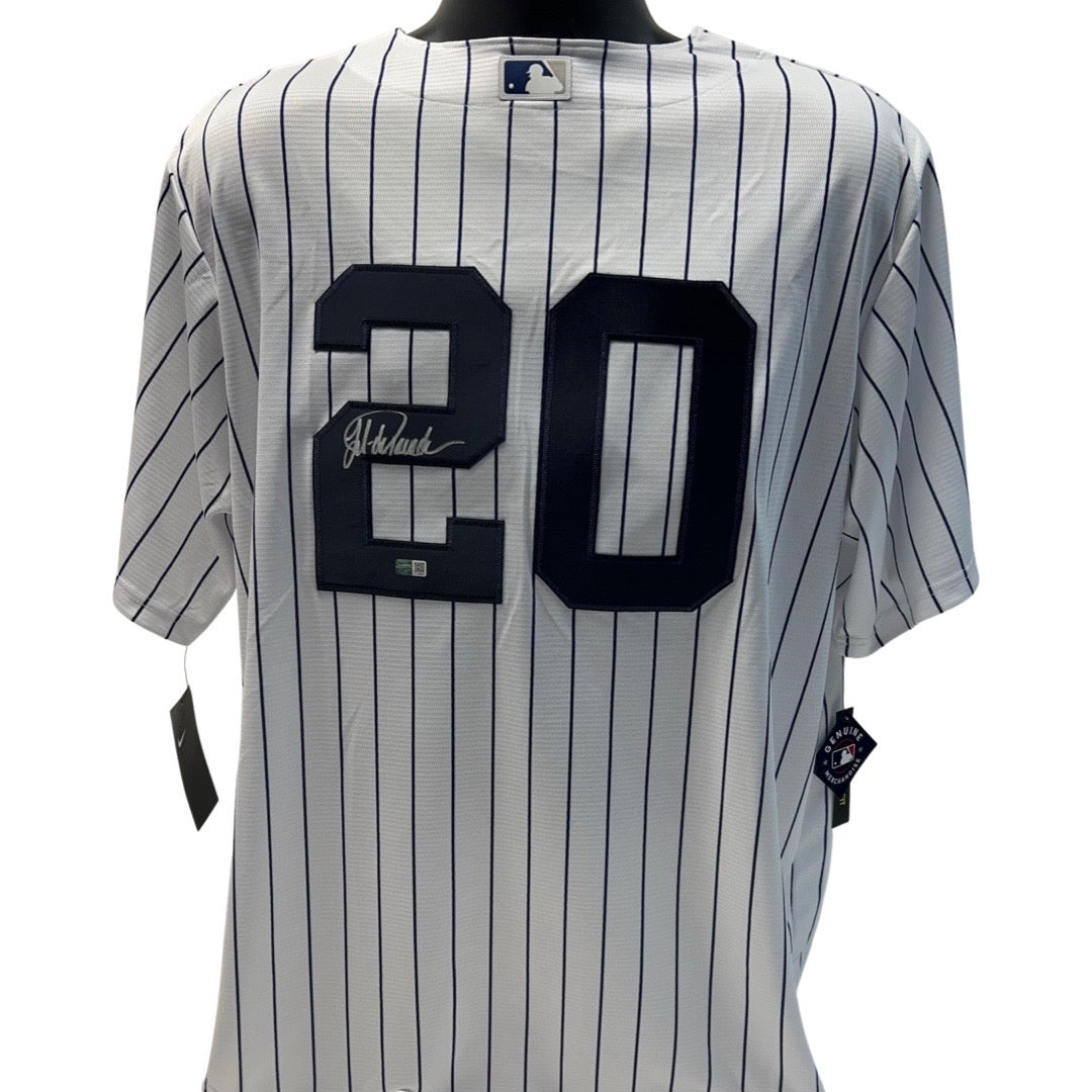 Jorge Posada Autographed New York Yankees Nike Pinstripe Jersey Steiner CX product image 1, provided for visual reference