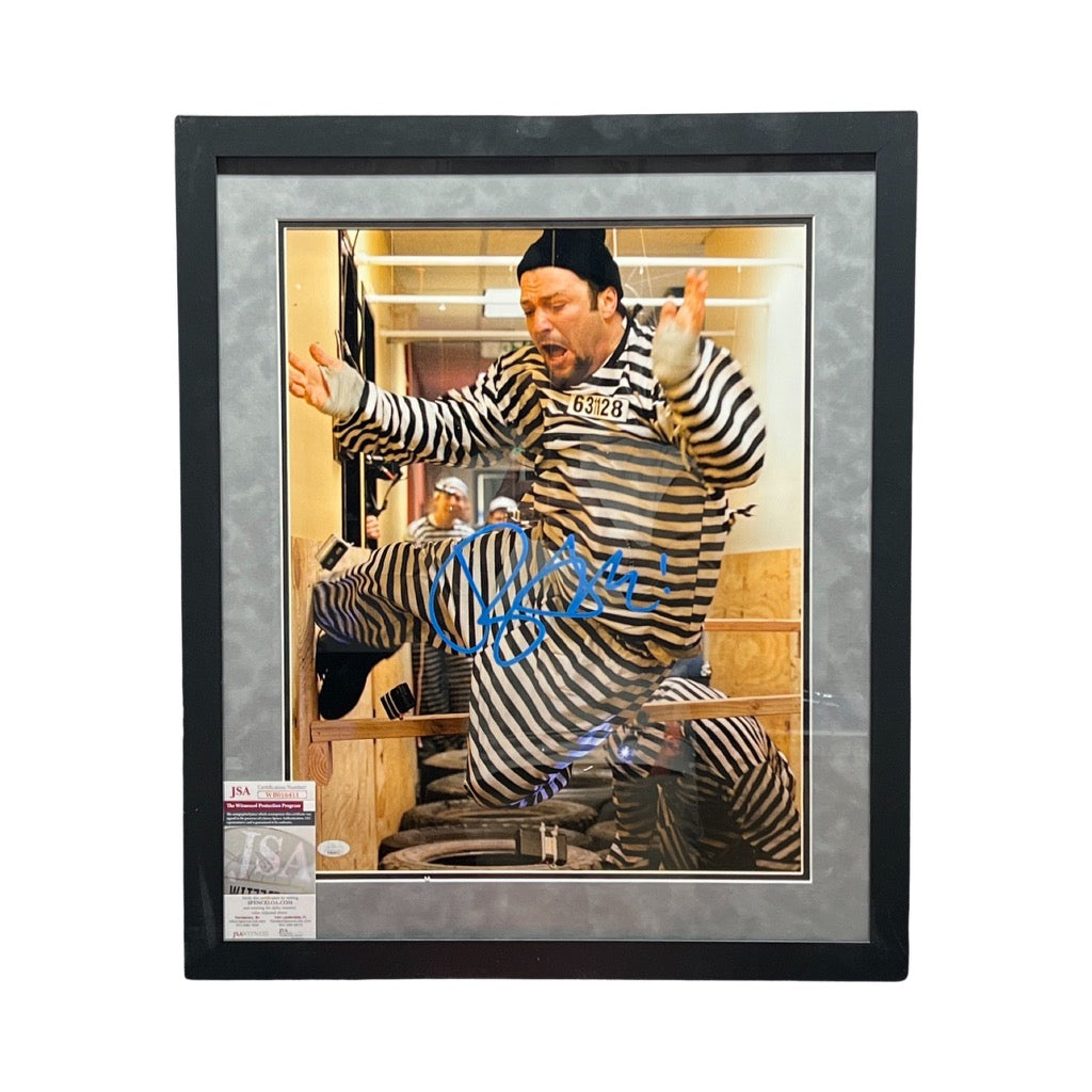Bam Margera Autographed Jackass 16x20 JSA - Framed product image 1, provided for visual reference and product detail review