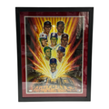 Nolan Ryan, Don Sutton, Gaylord Perry, Steve Carlton, Tom Seaver, Phil Niekro, Warren Spahn & Early Wynn Autographed Framed