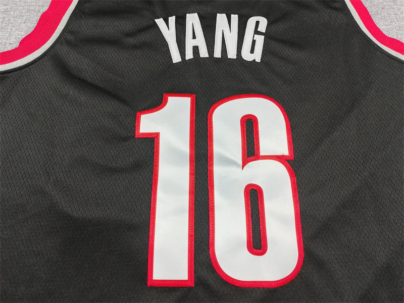 Yang Hansen Portland Trailblazers Official NBA Nike Jersey product image 3