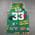 Larry Bird Boston Celtics Graffiti Jersey made by Mitchell product image 1