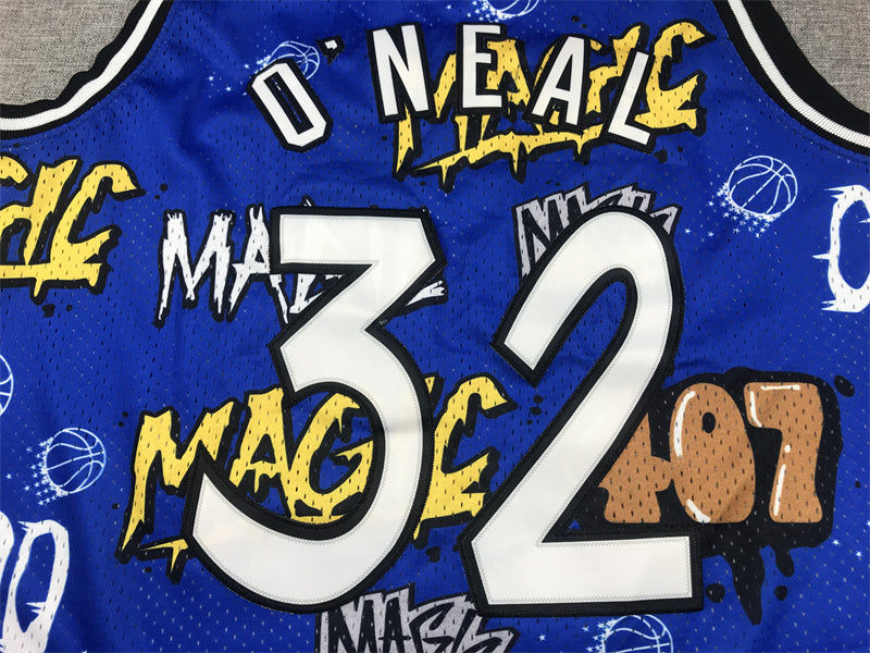 Shaquille O’Neal Orlando Magic Graffiti Jersey made by product image 3