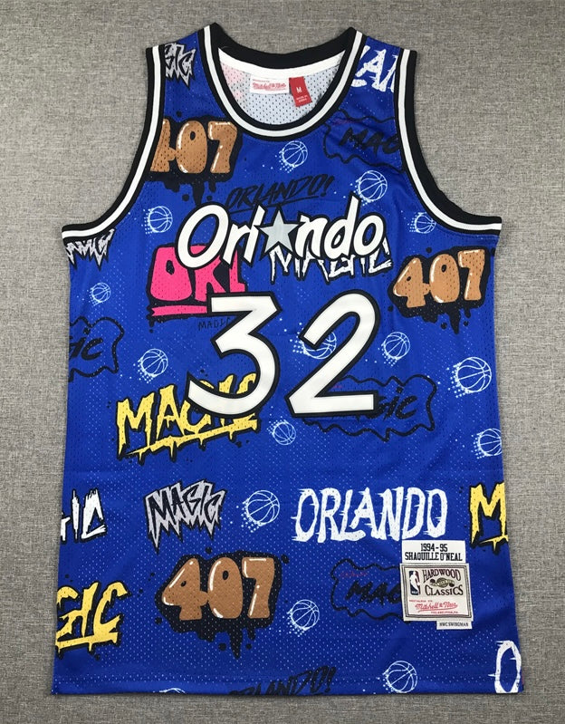 Shaquille O’Neal Orlando Magic Graffiti Jersey made by product image 2
