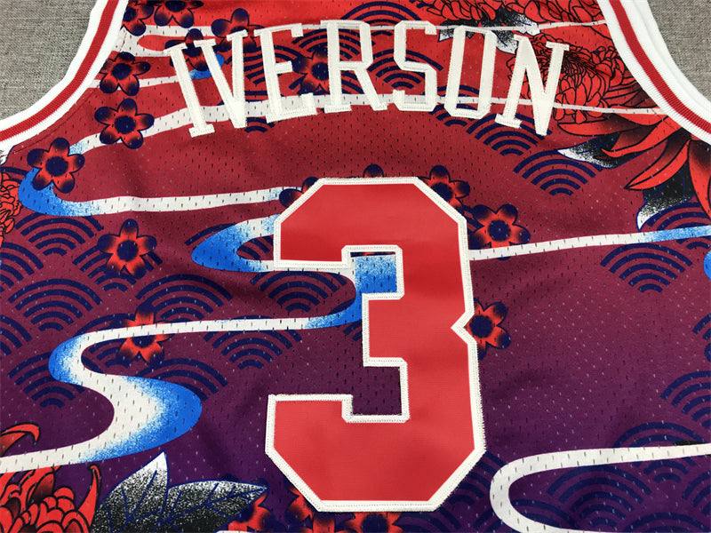 Allen Iverson Philadelphia 76ers Graffiti Jersey made by product image 3