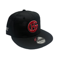 Be Great Give Back New Era Stealth Black Camo Snapback Hat product image 1, provided for visual reference and product detail