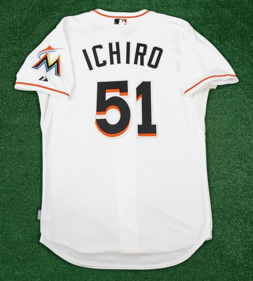 Ichiro Suzuki Miami Marlins Official MLB Jersey Majestic product image 1