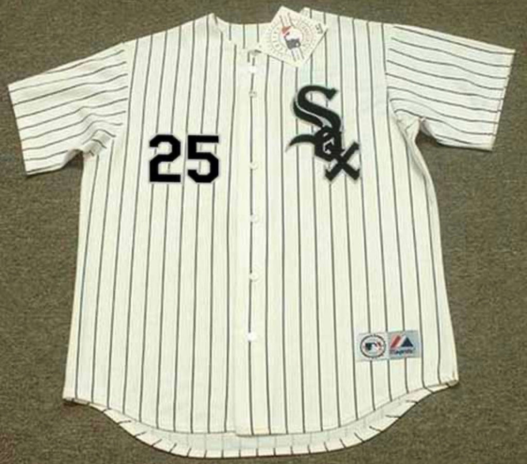 Jim Abbott Chicago White Sox Official MLB Majestic Jersey product image 2