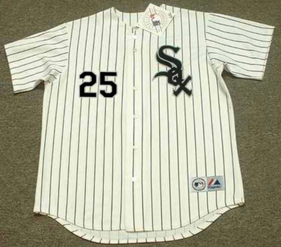 Jim Abbott Chicago White Sox Official MLB Majestic Jersey product image 2