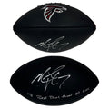 Michael Vick Autographed Atlanta Falcons Black Logo Football The Best Dual Threat QB Ever" Inscription JSA product image 1,