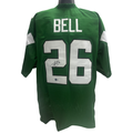 Leveon Bell Autographed New York Jets Green Jersey Beckett product image 1, provided for visual reference and product detail