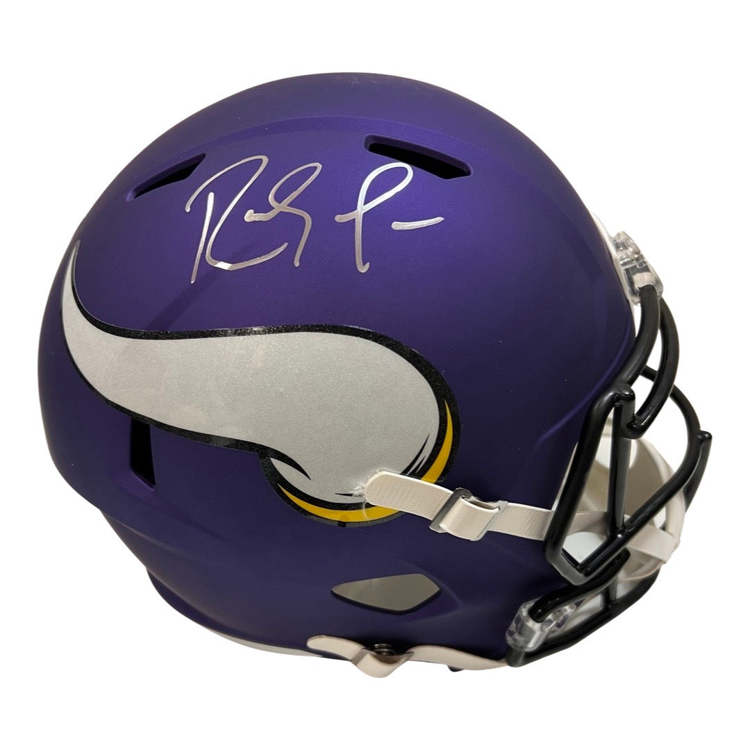 Randy Moss Autographed Minnesota Vikings Speed Replica Helmet JSA product image 1, provided for visual reference and product