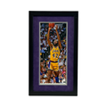 James Worthy Autographed Los Angeles Lakers Jumpshot Framed 8x18 Steiner CX product image 1, provided for visual reference