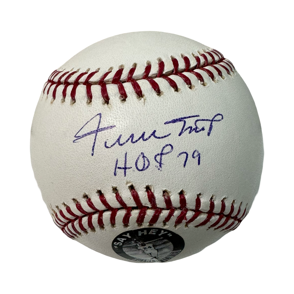 Willie Mays Autographed San Francisco Giants OMLB HOF 79 Inscription Say Hey & JSA product image 1, provided for visual