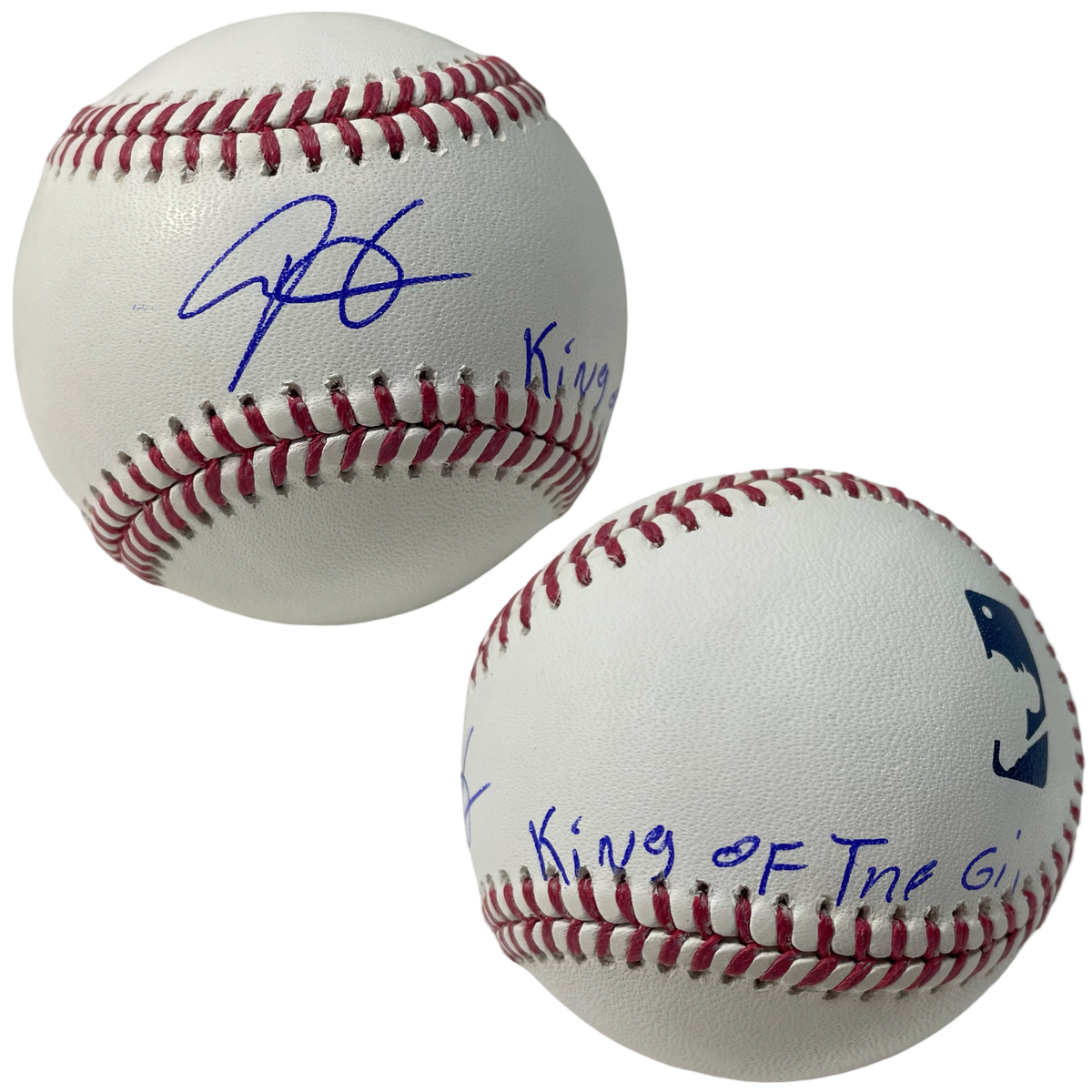 Luis Gil Autographed New York Yankees OMLB King of the Gil Inscription JSA product image 1, provided for visual reference