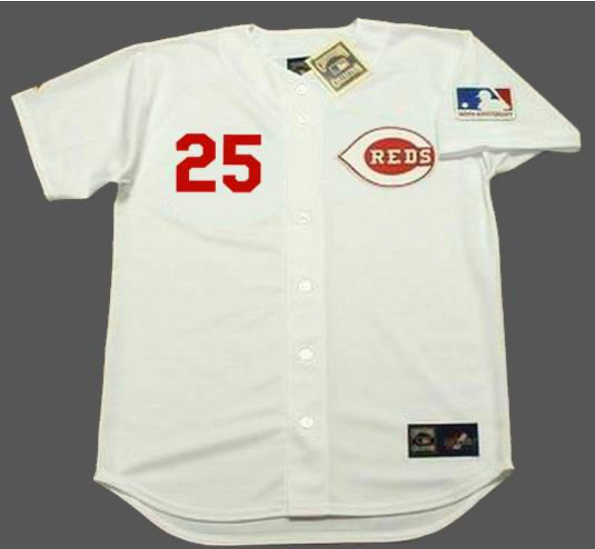 Bernie Carbo Cincinnati Reds Official MLB Majestic Jersey product image 2