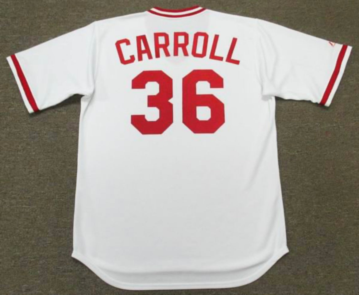 Clay Carroll Cincinnati Reds Official MLB Majestic Jersey product image 1