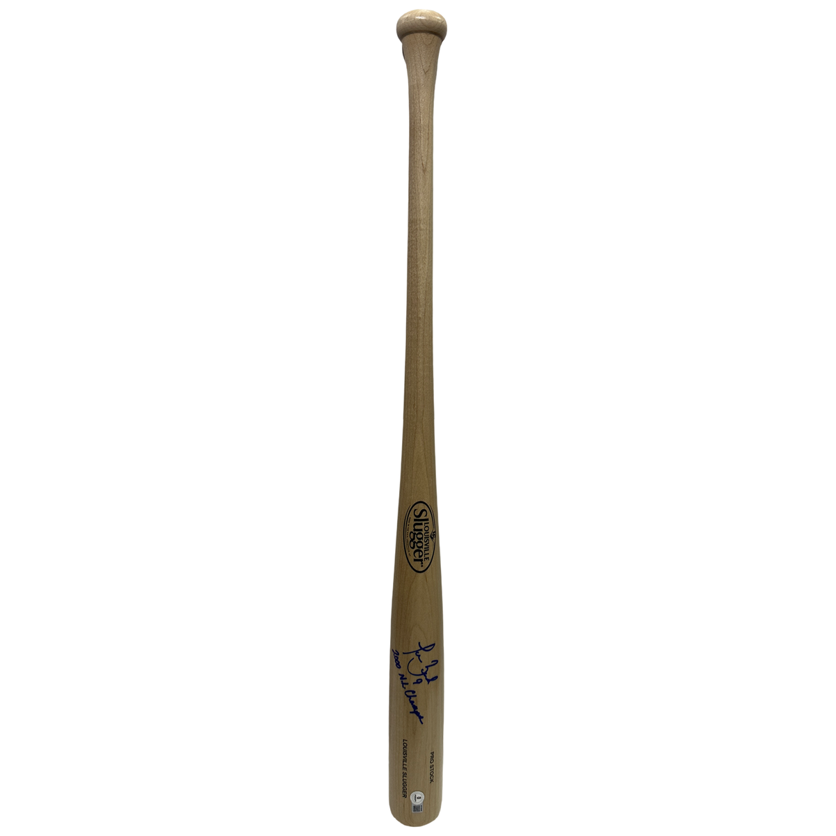 Todd Zeile Autographed New York Mets "2000 NL Champs" Inscribed Tan Louisville Slugger Bat Beckett BAS product image 1,