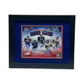 Brandon Jacobs, Ahmad Bradshaw, OJ Anderson, Joe Morris & Rodney Hampton Autographed New York Giants Superbacks 8x10 JSA -